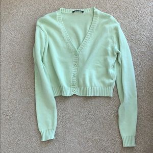 Light green sweater